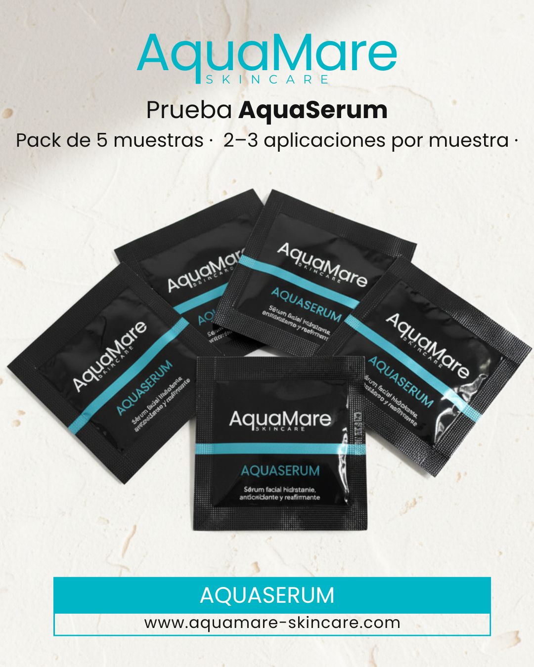 Pack de muestras AquaSerum 5 x 3 ml
